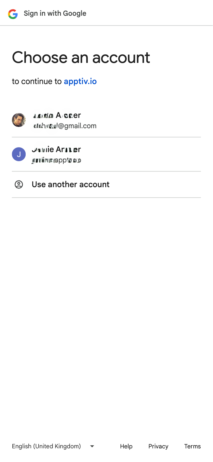 Google Account Sign In