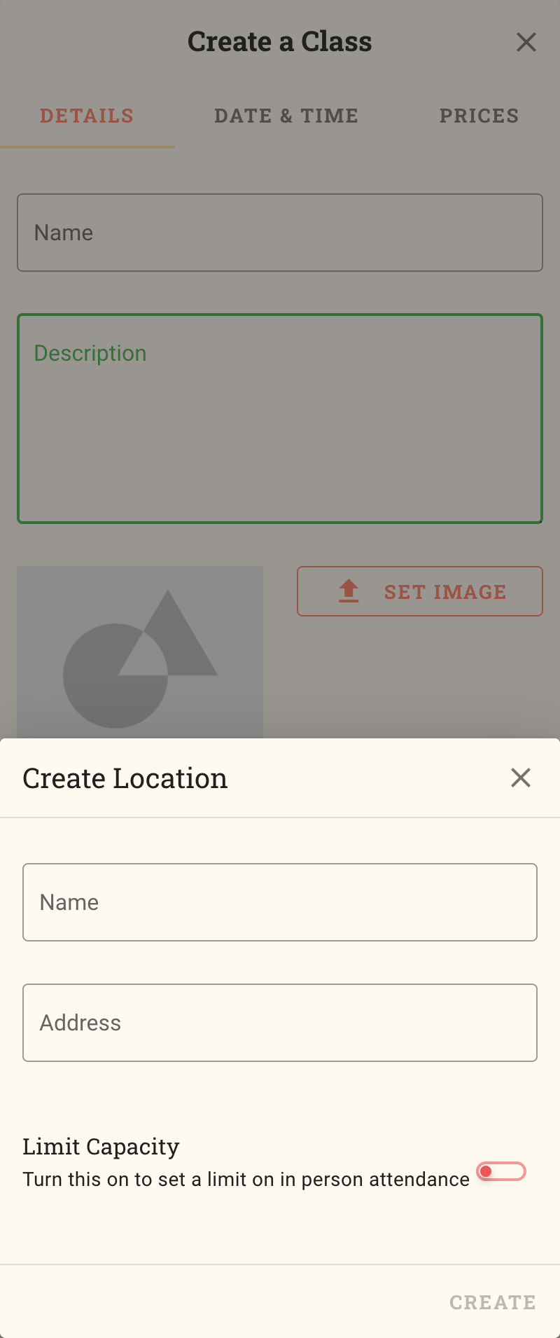 Create a location